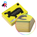 CMYK Customized Logo Paper Toys Playing Card